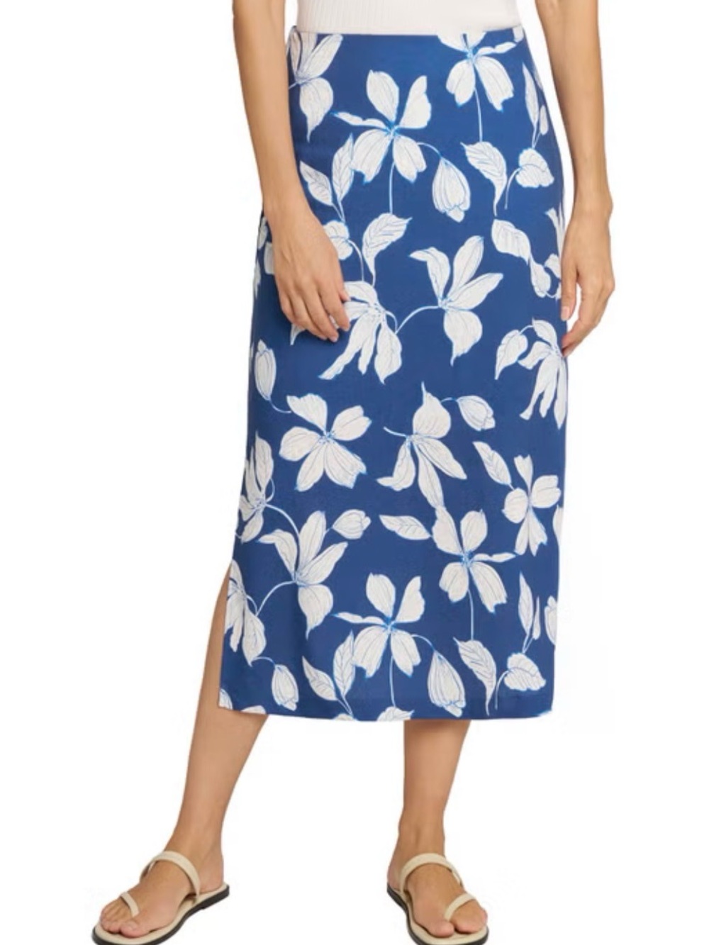 Matty M Women's Linen Blend Skirt